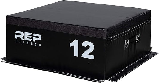 REP Fitness Stackable Soft Foam Plyo Box Set, Adjustable Plyometric Jump Box for Home Gym Workouts, Plyometric Jumping Platform for Exercise, Step Training, HIIT & CrossFit