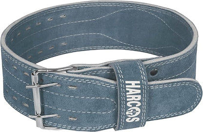 Harcos USPA/IPL Competition Approved 8mm Leather Weightlifting Belt for Men and Women - Heavy Duty Gym Belt for Lifting, Squats, Deadlifts, Powerlifting, Back Support IPF for Fitness Workout