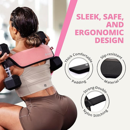 Bellabooty Premium Hip Thrust Belt - Adjustable Exercise Belt for Glutes & Squats, Hip Thrust Pad for Comfort, Versatile Gym Equipment for Home - Weightlifting Belt Support for Women