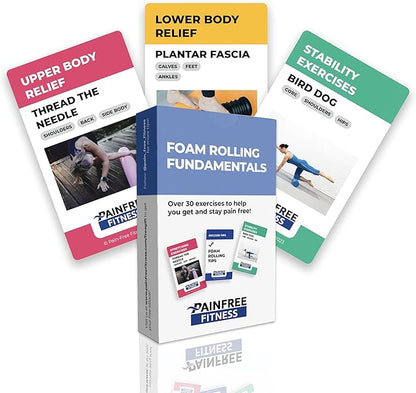Exercise Flash Cards - Workout Cards Deck - Exercise Cards for Home Workouts Women & Men