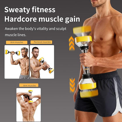 Dynamic Weight Adjustable Dumbbell Set 22-66 lbs,Weight for Full Body Workout, Home Gym Equipment for Men & Women, Adjustable Weight for Arm & Core Training, Chest Exercise Equipment Fitness Dumbbells hazoooo