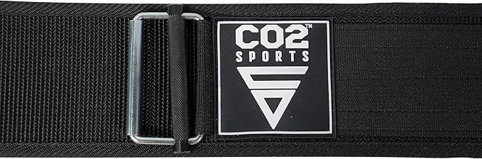 Self-Locking Weight Lifting Belt for Men & Women – Premium Nylon Weightlifting Belt for Deadlift, Squat, Cross Training & Gym Workout – Adjustable Fitness Back Support Gym Belt