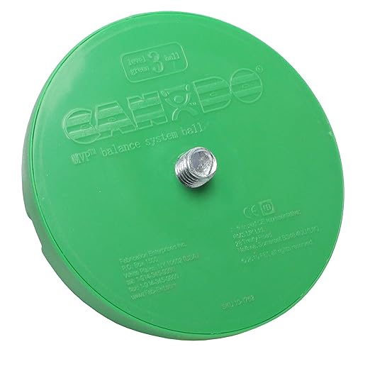 CanDo 10-1762 MVP Balance System, Level 3, Green Ball
