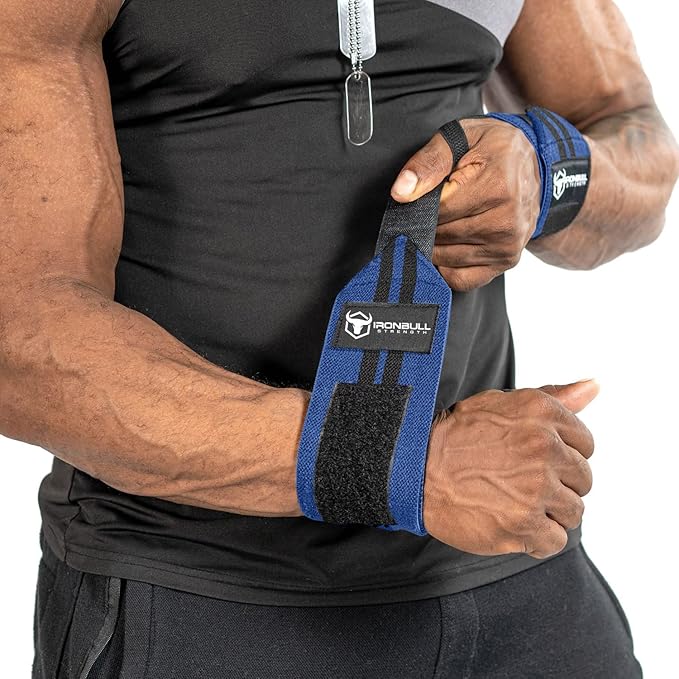Wrist Wraps for Weightlifting (USPA & IPL Approved) - 18” Premium Quality Wrist Straps for Weightlifting - Weight Lifting Wrist Wraps with Thumb Loop - Best Gym Wrist Wraps for Lifting Weights, Curls & Dips - Lifting Wrist Wraps for Bench, Powerlifting...