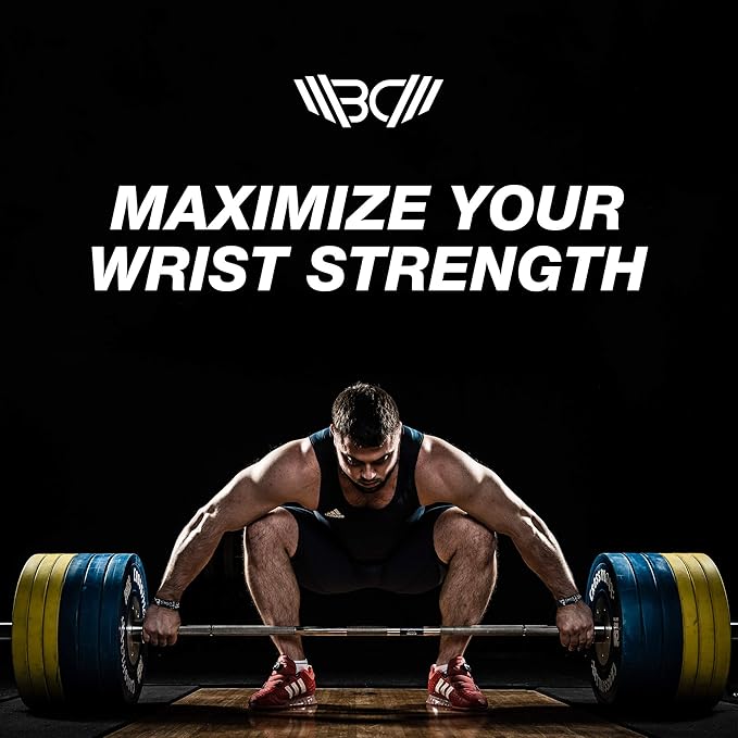 WARM BODY COLD MIND V1 Lifting Wrist Straps for Olympic Weightlifting - Rated at 660 lb - Hand Wraps for Powerlifting, Weight Lifting, Bodybuilding Functional/Cross Training, Deadlift Gym Bar, Cotton