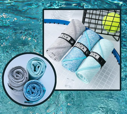 Microfiber Towels Quick Dry Gym Fast Drying Towels for Beach Camping Yoga Travel Sports Towels 3 Pack