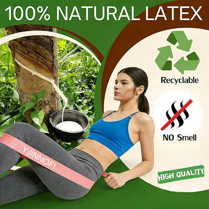 Resistance Bands for Working Out, 3-Pack for Home Gym with Carry Bag - Exercise Bands for Strength Training, Yoga, Pilates & Physical Therapy for Women and Men