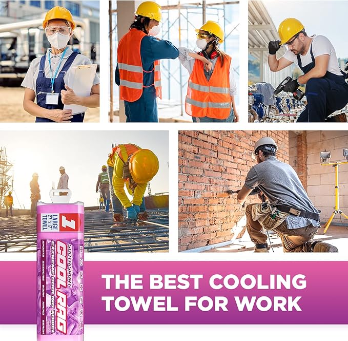 Cool RAG Extreme Cooling Towel for Heat Relief - PVA Cooling Towel for Workout, Gym, Running and for Other Outdoor Sports - Cooling Rag for Neck - Cool Towel for Quick Cooling