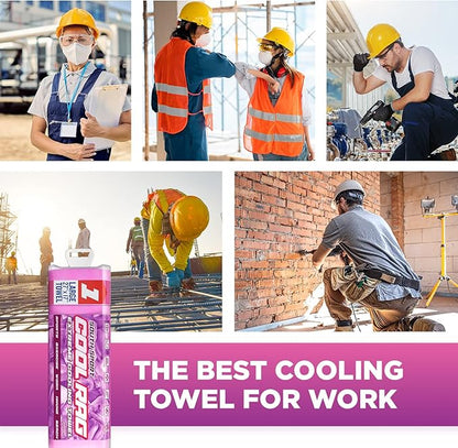 Cool RAG Extreme Cooling Towel for Heat Relief - PVA Cooling Towel for Workout, Gym, Running and for Other Outdoor Sports - Cooling Rag for Neck - Cool Towel for Quick Cooling