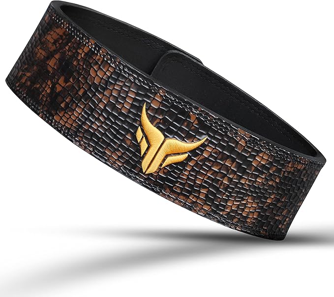 Mytra Fusion Weight Lifting Belt Real Leather Lifting Belt With Lever Workout Bet for Men & Women Powerlifting Belt