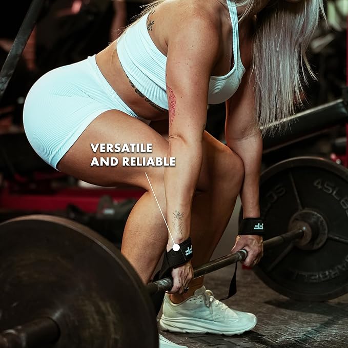 Tuff Lifting Straps - Wrist Straps for Weightlifting, Deadlifts, Powerlifting, and Strength Training - Ideal for Men and Women
