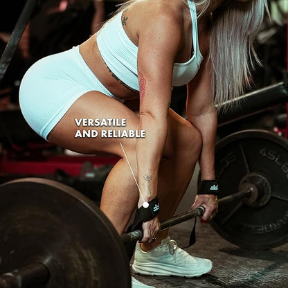 Tuff Lifting Straps - Wrist Straps for Weightlifting, Deadlifts, Powerlifting, and Strength Training - Ideal for Men and Women