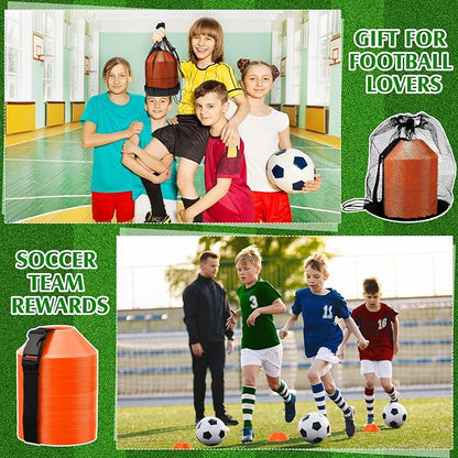 Hanaive 100 Pieces Mini Soccer Cones for Sport Drills 5 Inch Agility Disc Cones with Accessories for Kids Football Training