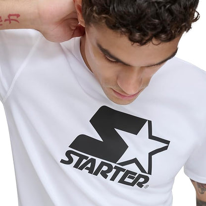 Starter Men's Quick Dry Short Sleeve Lightweight UPF Active Top