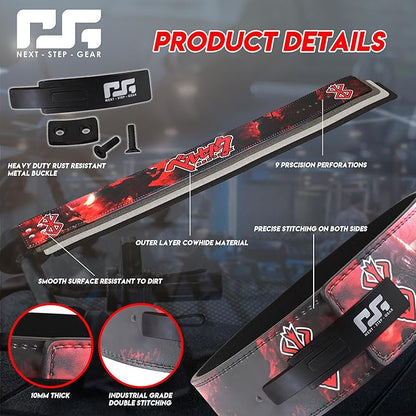 Anime Weight lifting belt Berserk Weightlifting Belt for Men & Women – Guts' Power Manga Gym Belt, Heavy Duty Powerlifting Belt for Squats, Deadlifts, and Gym Training – Ultimate Support & Comfort