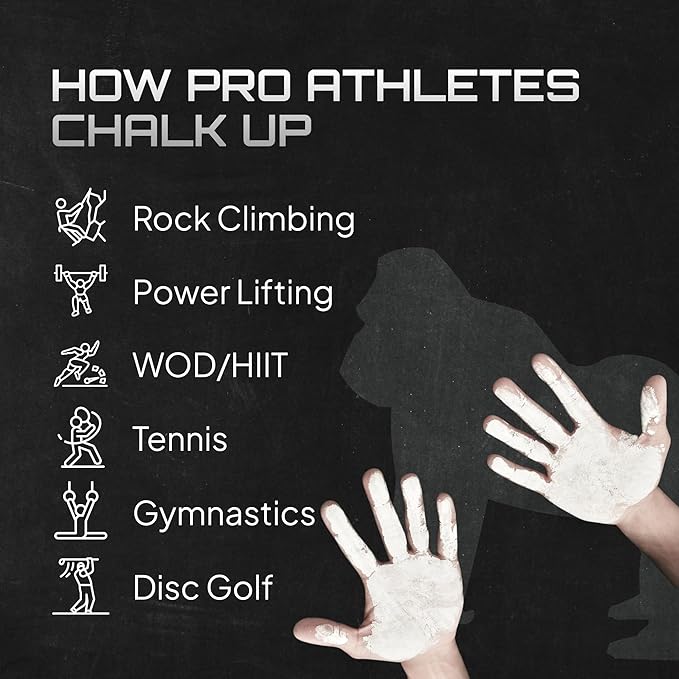 Beasty Chalk Liquid Chalk Combo Pack – 2-Pack (60ml Each) Grip Enhancer with Carabiners for Weightlifting, Climbing, Gymnastics & More – Long-Lasting, No-Mess, Fast-Drying Formula