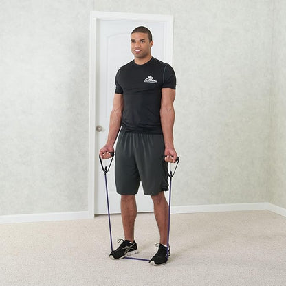 Black Mountain Products Single Resistance Band - Door Anchor and Starter Guide Included