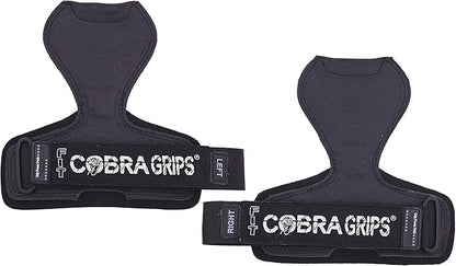 Cobra Grips PRO Weight Lifting Gloves Heavy Duty Straps Alternative with Power Lifting Hooks Padded Wrist Support for Deadlifts & Bodybuilding