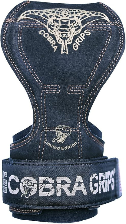 Cobra Grips PRO Weight Lifting Gloves Heavy Duty Straps Alternative with Power Lifting Hooks Padded Wrist Support for Deadlifts & Bodybuilding