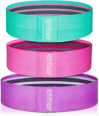 Serious Steel Fitness Hip and Glute Activation Band | Squat & Deadlift Warm-up Band for HIPS and Glutes