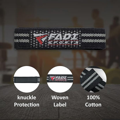 Lifting Wrist Straps for Weightlifting, Bodybuilding, Powerlifting & Deadlifts – 24 Inch Cotton Straps with Padded Neoprene for Strength Training & Grip Support