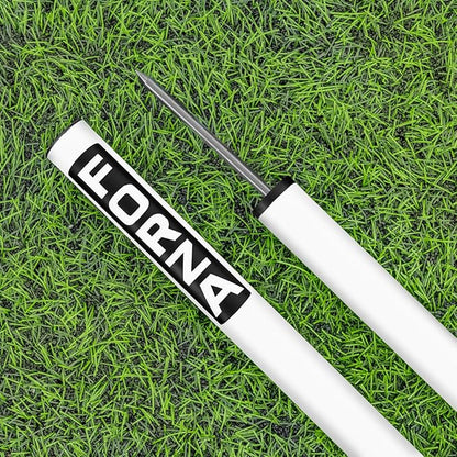 FORZA Slalom Agility Poles | Improve Endurance, Speed & Footwork | Color, Size & Rubber Base Options Available [8 Pack]
