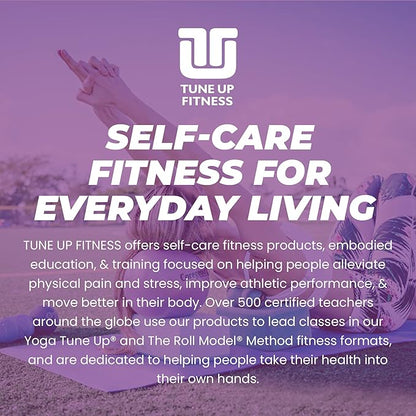 Tune Up Fitness – Coregeous Ball | Psoas Release Tool, Abdominal, Belly & Lower Back Release | Core Ball, Exercise Ball for Low Back, Stress & Digestive Relief, Improved Breathing & Sleep (Iris)
