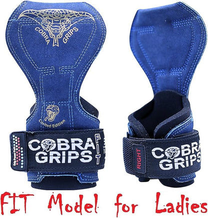 Cobra Grips PRO Weight Lifting Gloves Heavy Duty Straps Alternative with Power Lifting Hooks Padded Wrist Support for Deadlifts & Bodybuilding