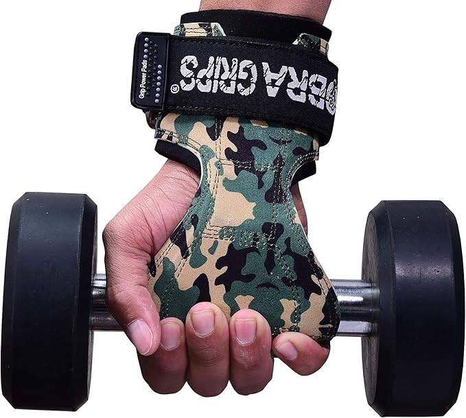 Cobra Grips PRO Weight Lifting Gloves Heavy Duty Straps Alternative with Power Lifting Hooks Padded Wrist Support for Deadlifts & Bodybuilding