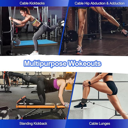 Dumbbell Foot Attachment, Tibialis Trainer, Adjustable Ankle Weights, Leg Workouts at Home for Hip Flexors,Ankle Straps for Weight Lifting,Shin Splint,Hamstring Curls,Leg extensions,Home Gym Equipment