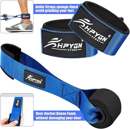 HPYGN Heavy Resistance Bands, 300LBS Exercise Bands for Working Out, Fitness Bands with Handles, Workout Bands for Men, Weight Bands Set for Muscle Training, Strength, Slim, Yoga, Home Gym Equipment