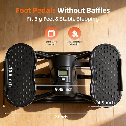 Rock Fitness Stepper, Portable Step Rocker Side to Side at Home, Aerobic Workout Machine Fitness Equipment Suitable for Apartment and Dormitory