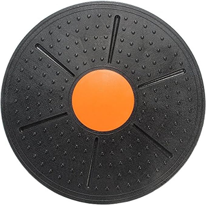 Professional Wobble Balance Board, 37cm Balance Stability Board Non?Slip Fitness Body Balance Board for Rehabilitation Fitness Exercise Core Training Yoga Home Gym Workout