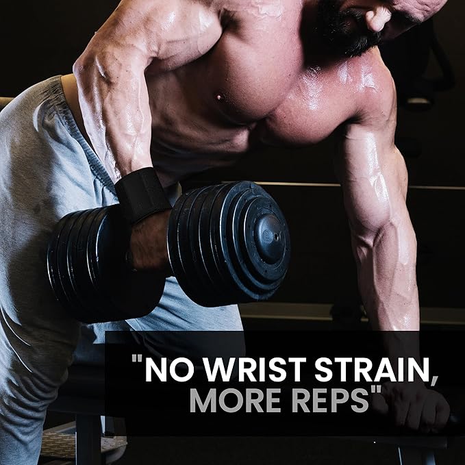 18" OG-Grade Wrist Wraps for Weightlifting – Heavy Duty Wrist Support with Thumb Loop & Lockdown Strap – Wrist Straps for Powerlifting, Bench Press & Gym Training