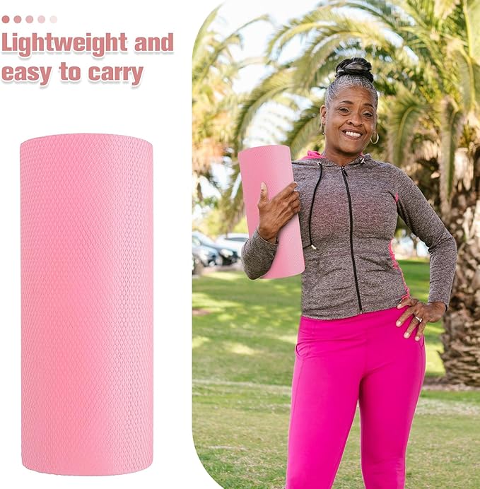 NOLITOY Core Strengthening Roller Lumbar Support Foam Roller 30x6.3 Inch Sakura Tone Muscle Massage Tool Home Workouts Pilates Balance Training