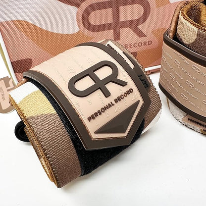Heavy Duty Premium Wrist Wraps, More Elasticity, Reinforced Stitching, Extra Wide Strap, Strong Thumb Loop, Larry Wheels Weightlifting Wraps