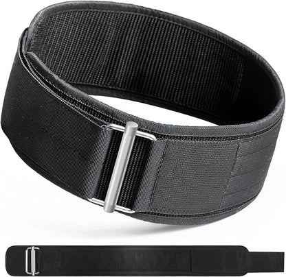 Workout Weight Lifting Belt for Men, Gym Belt for Dip, Squat, Pull Up and Exercise with Metal Buckle,Back Support Weightlifting Belt Women