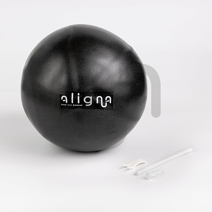Aligna Pilates Essential Kit | Complete Home Set for Balance, Flexibility & Strength | 8-Piece Set with Pilates Ring, Softball, Resistance Bands, Ankle Weights, Yoga Socks & Carry Bag