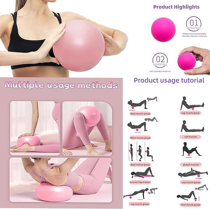 Home Pilates Kit for Women, Pilates Equipment Ring Set with Magic Circle, Body Tape Measure, D Grip Dumbbells, Pilates Ball, Massage Ball, Yoga Socks and Resistance Bands