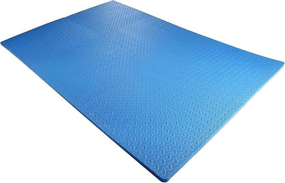 BalanceFrom Puzzle Exercise Mat 3/4" Thick, EVA Interlocking Foam Floor Tiles for Home Gym, Mat for Home Workout Equipment, Floor Padding for Kids, Multiple Sizes and Colors