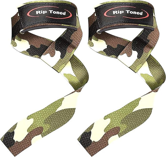 Rip Toned Performance Wrist Straps for Weightlifting – 23" Padded Lifting Straps for Men & Women – Cotton Gym Straps for Deadlifts, Strength Training, Bodybuilding & Powerlifting