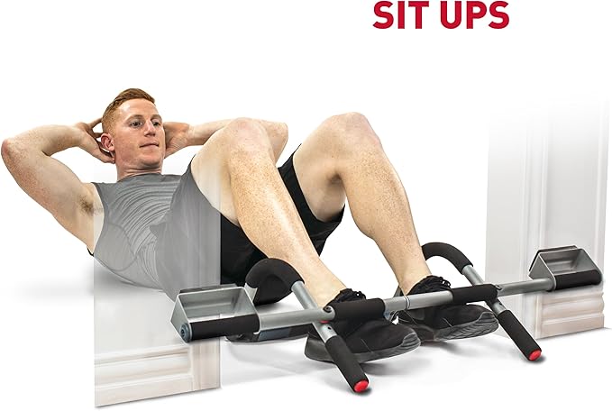 Perfect Fitness Men's Perfect Multifunctional Multi Pro, Strength Training, Pull Up Bar, Fitness Equipment for Home Gym, White, One Size