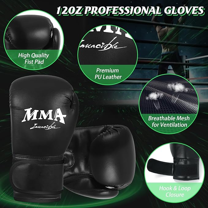 Upgrade Freestanding Punching Bag for Adults Teens Kids, 70'' Heavy Boxing Bag with Stand with Boxing Gloves, Kickboxing Bag for MMA Muay Thai Fitness Taekwondo Boxing Traning