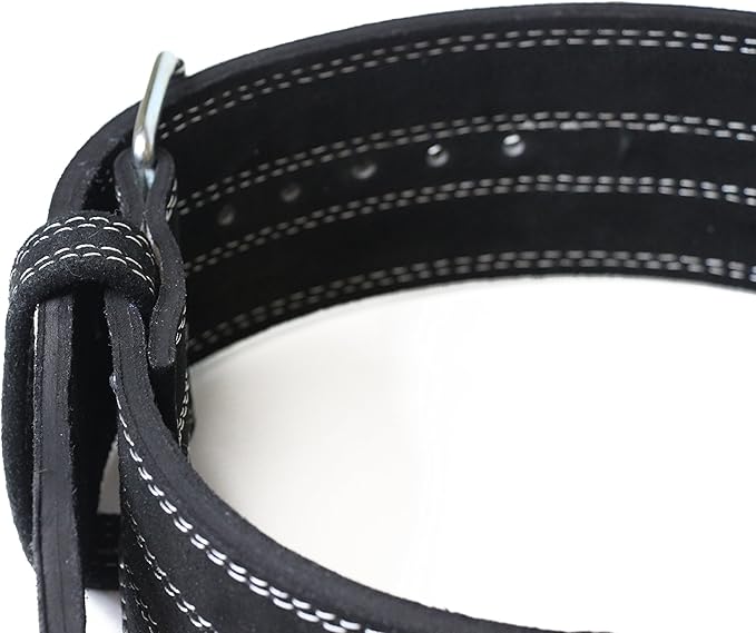 SERIOUS STEEL FITNESS Leather Weight Lifting Belt | Powerlifting, Weightlifting & Exercise Belt | 4" Wide & 10mm Thick