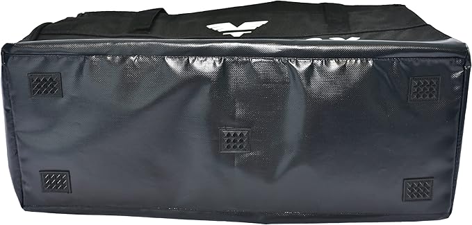 Large Breathable Duffle Bag for MMA Gear, Boxing Gear, Gym or other Sports (Black)