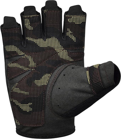 RDX Weight Lifting Gloves, Additional Stretchable Long Wrist Support, Full Palm Grip, Men Women Fitness HIIT Workout, Bodybuilding Powerlifting Strength Training Cycling Exercise Home Gym Equipment