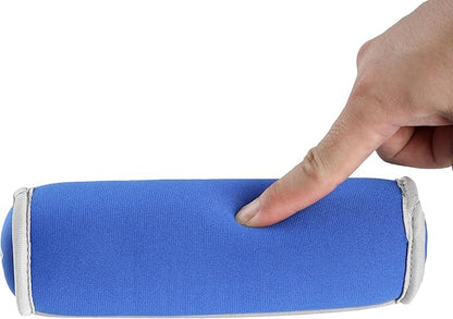 HolaHatha Soft Hand Weights Full Body Strength Training Workout Equipment 1, 2 and 3 Pound Sets for Building and Toning Muscles, Multicolor