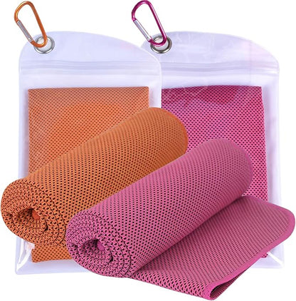 Instant Cooling Towels for Hiking Workout Fitness Camping, Sport Towels for Gym Fitness Yoga Jogging Running & Outdoor Activities
