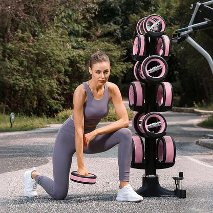 Dumbbell Weight Plates –Dual Purpose Ergonomic Fitness Equipment, Multifunctional Design for Strength Training, Full Body Workouts and Home Gym