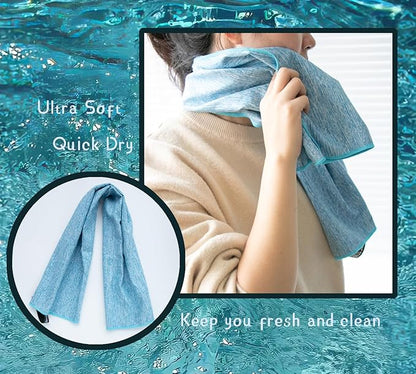 Microfiber Towels Quick Dry Gym Fast Drying Towels for Beach Camping Yoga Travel Sports Towels 5 Pack